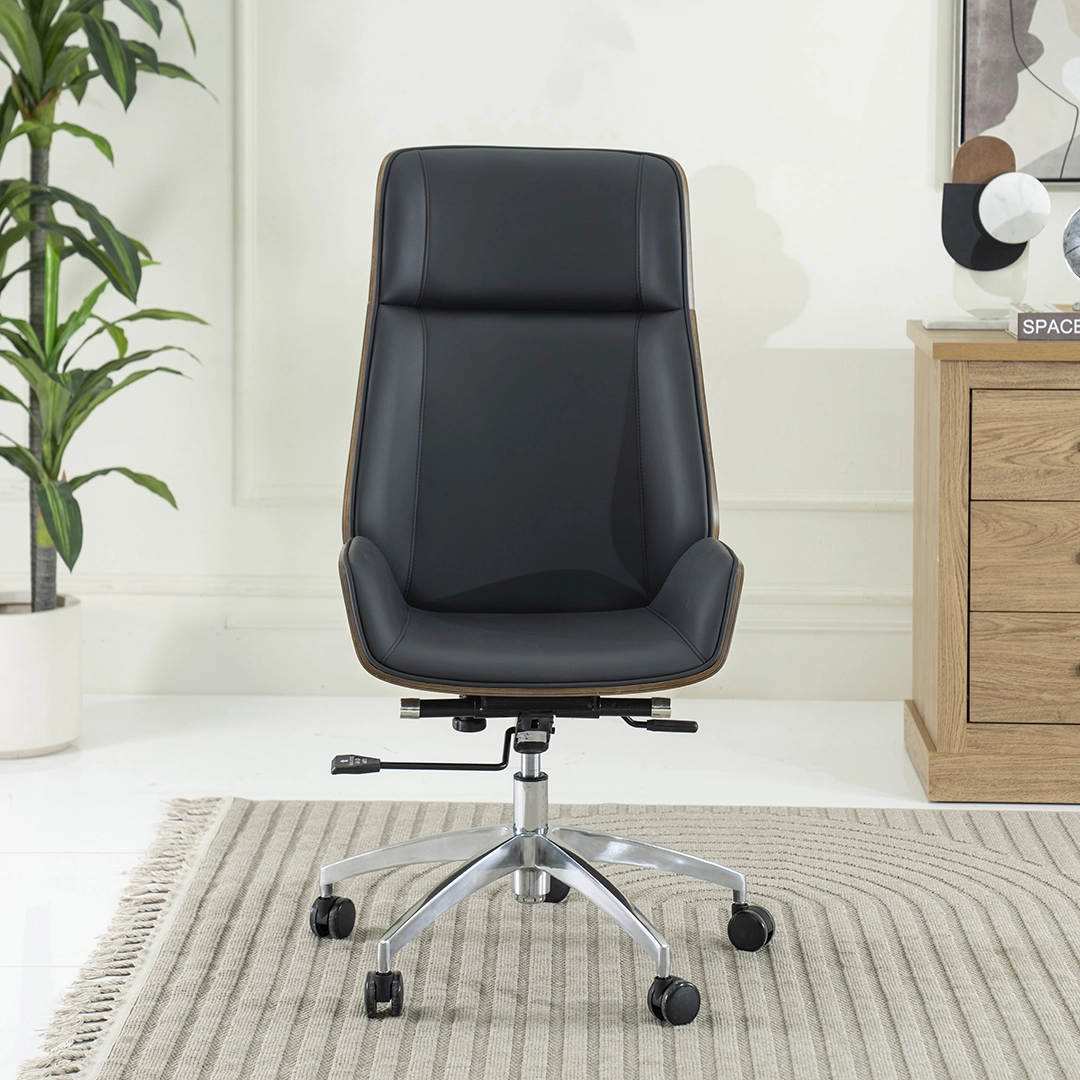 Riccardo High Back Office Chair -Black thumbnail 2