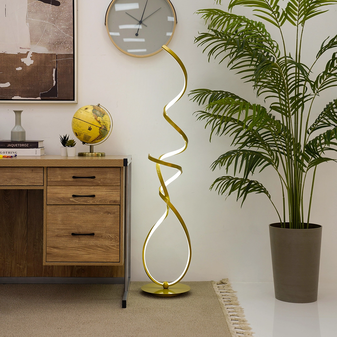 Rixi Floor Lamp -Gold thumbnail 2