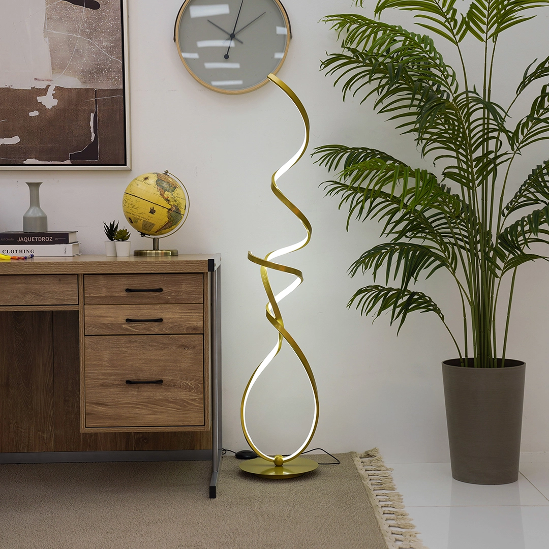 Rixi Floor Lamp -Gold thumbnail 3