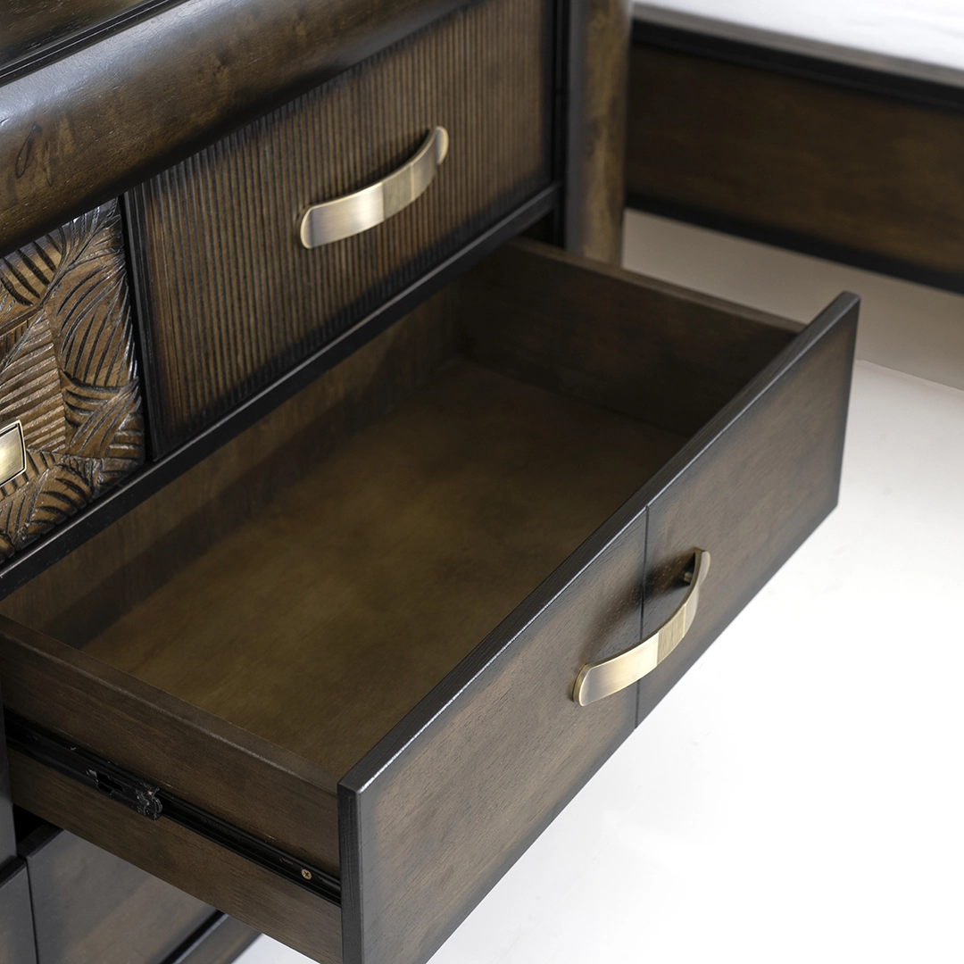Rosemary Dresser With Mirror -Brown thumbnail 3