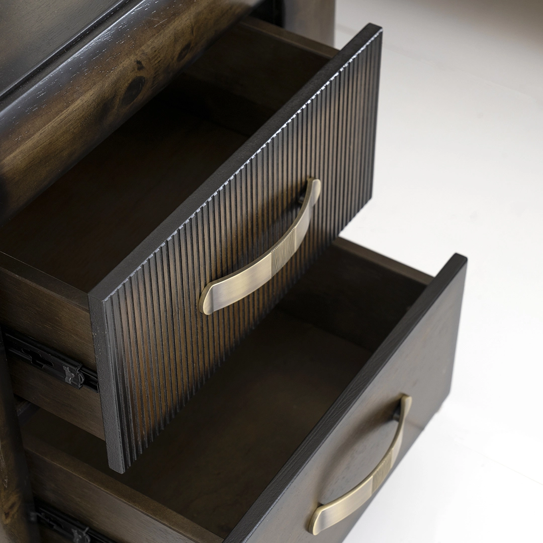 Rosemary Night Stand -Brown