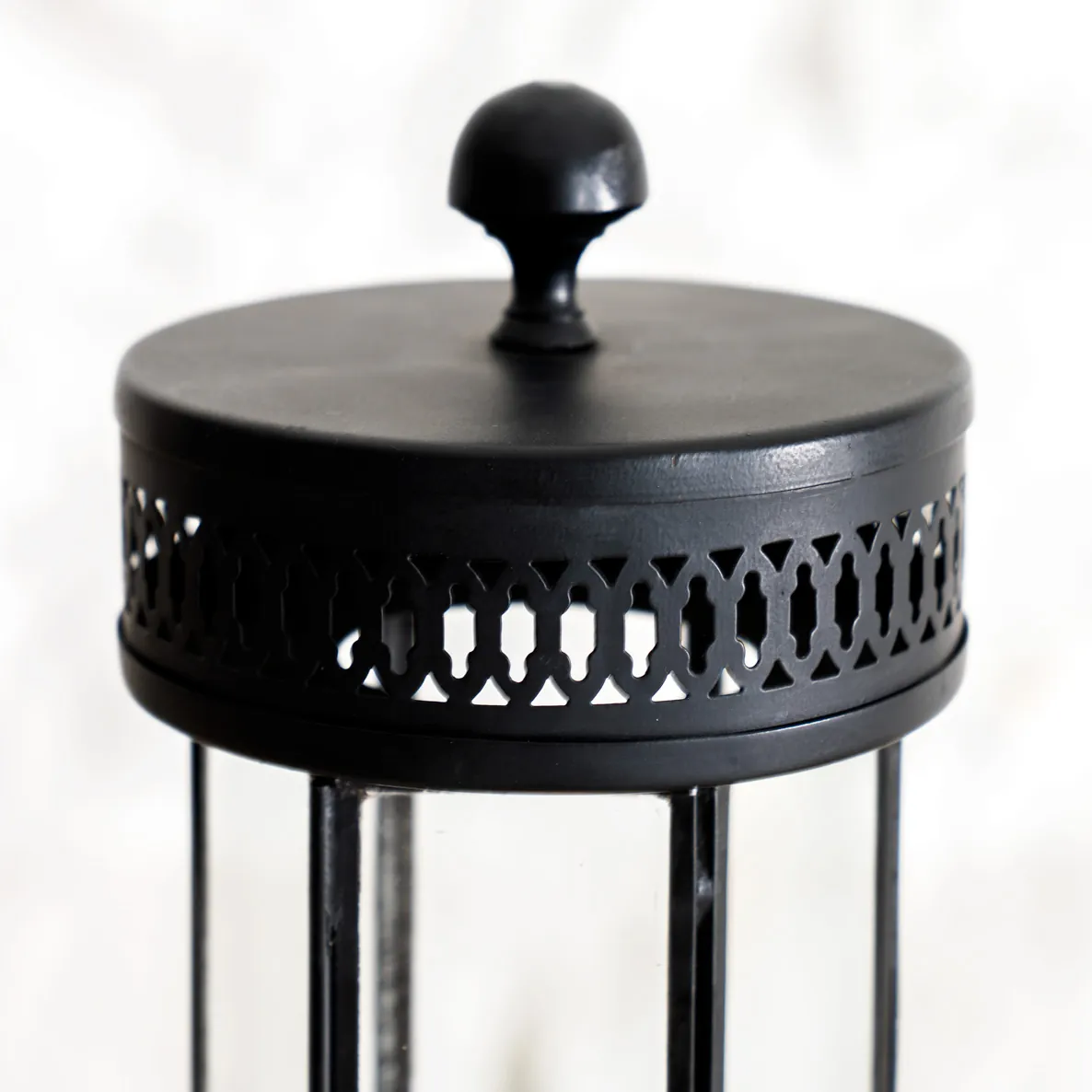 Mesa metal antique finish lantern -15x13x33cm thumbnail 5