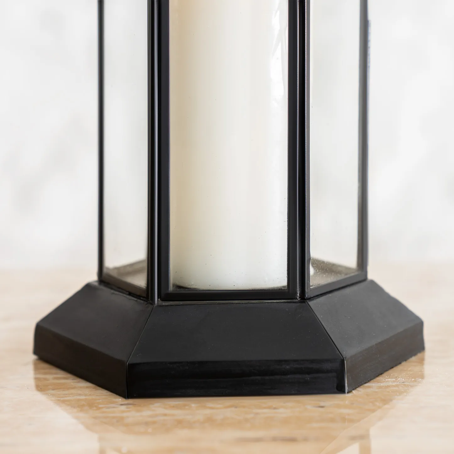 Mesa metal antique finish lantern -15x13x33cm thumbnail 4