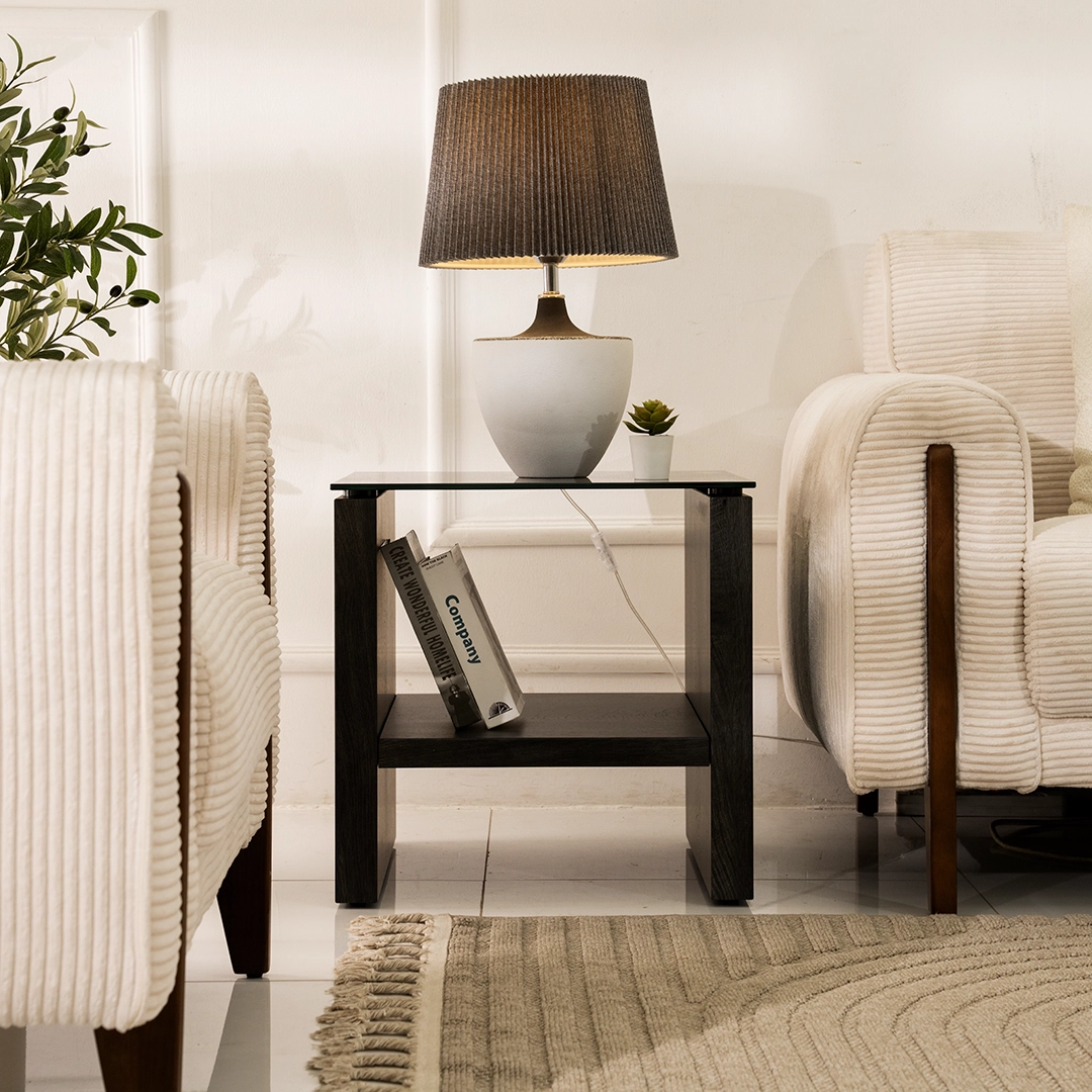 Mass End Table -Black