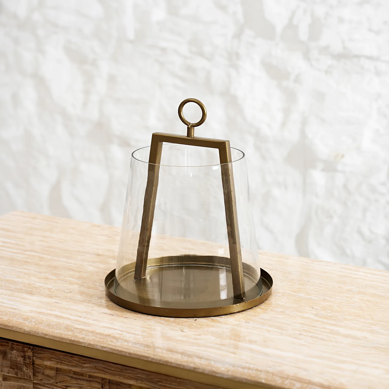 فانوس معدني ميسا - 15x15x25 سم