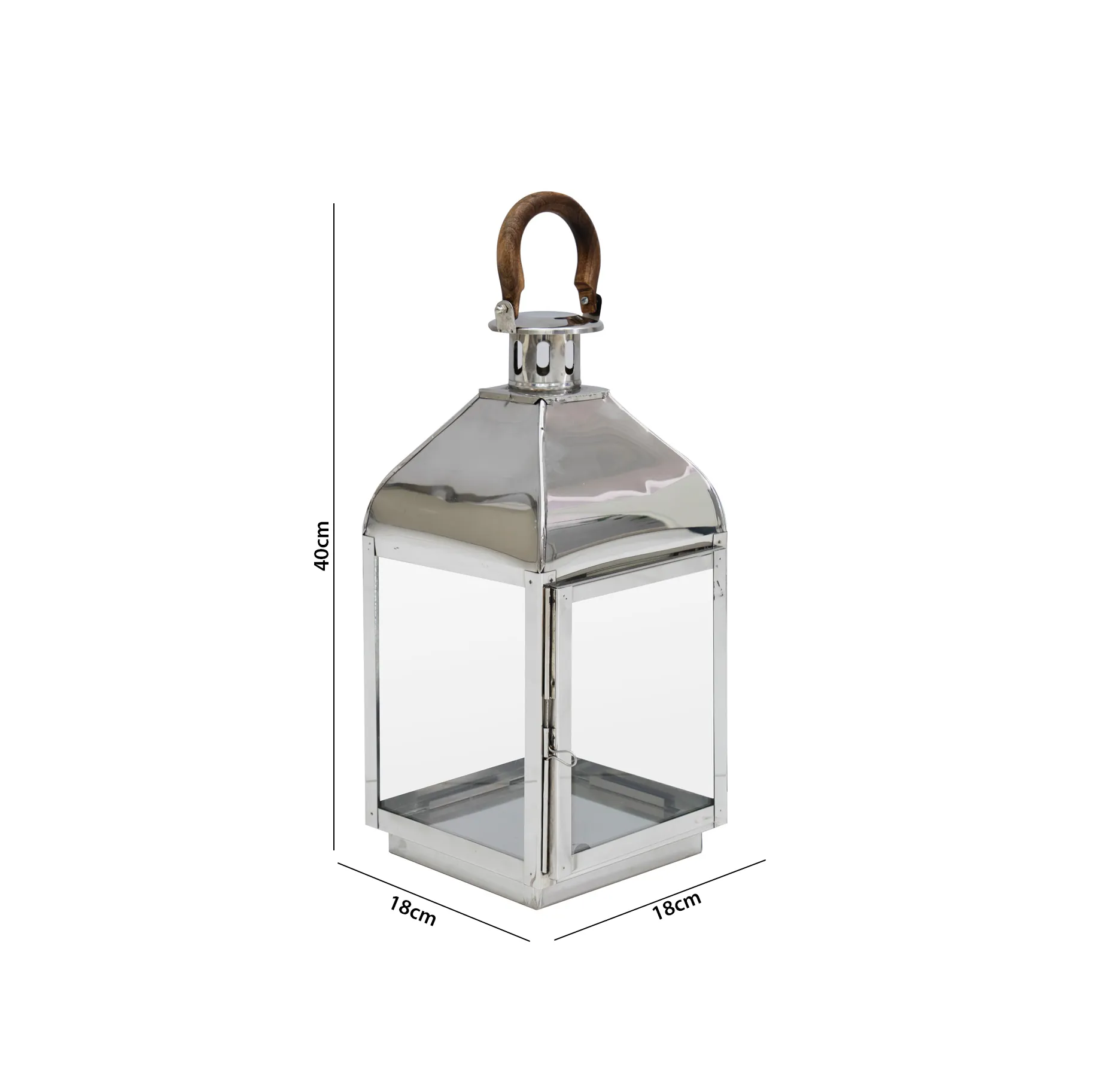 Mesa metal Lantern -18x18x40cm thumbnail 5