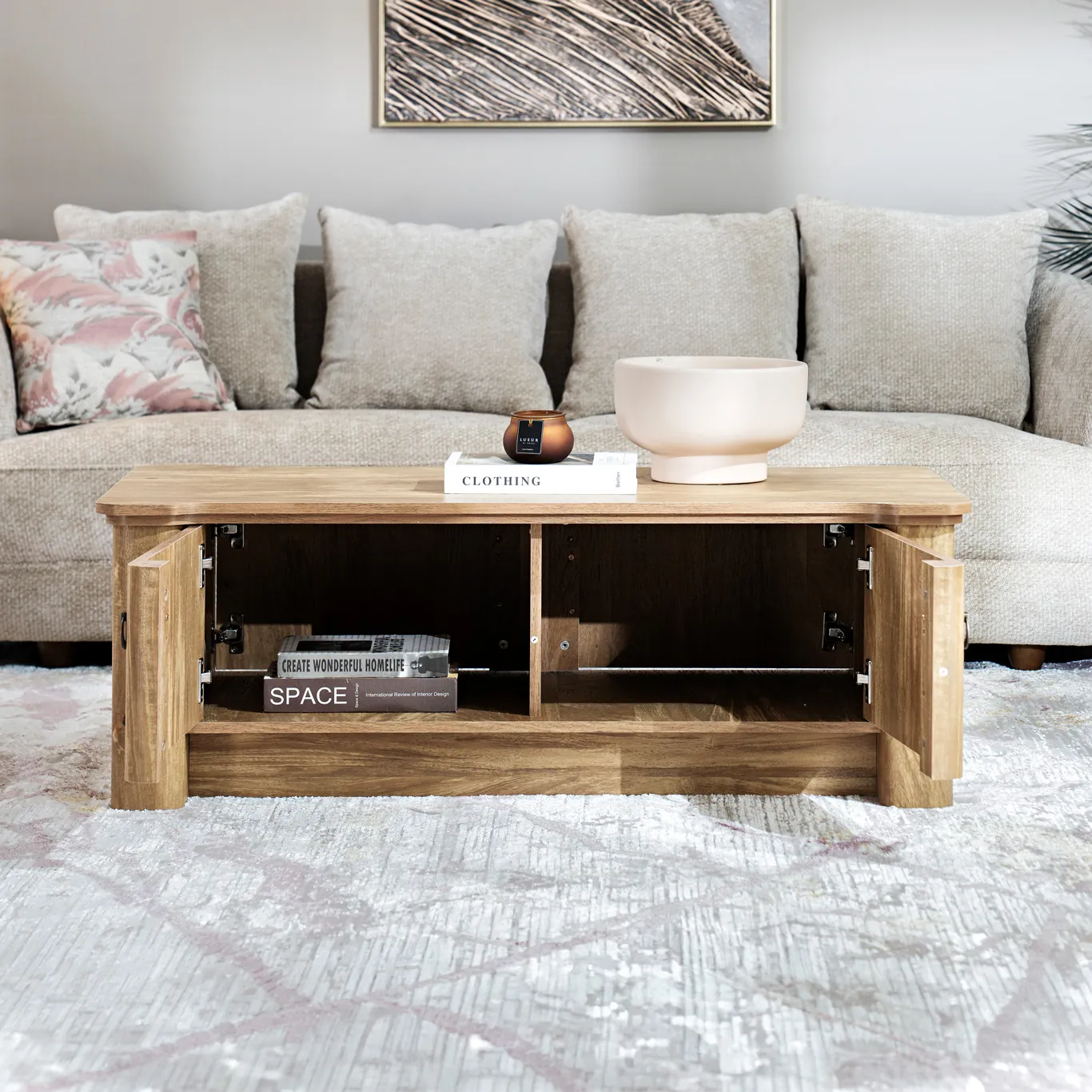 Anthro Centre Table -Oak thumbnail 4