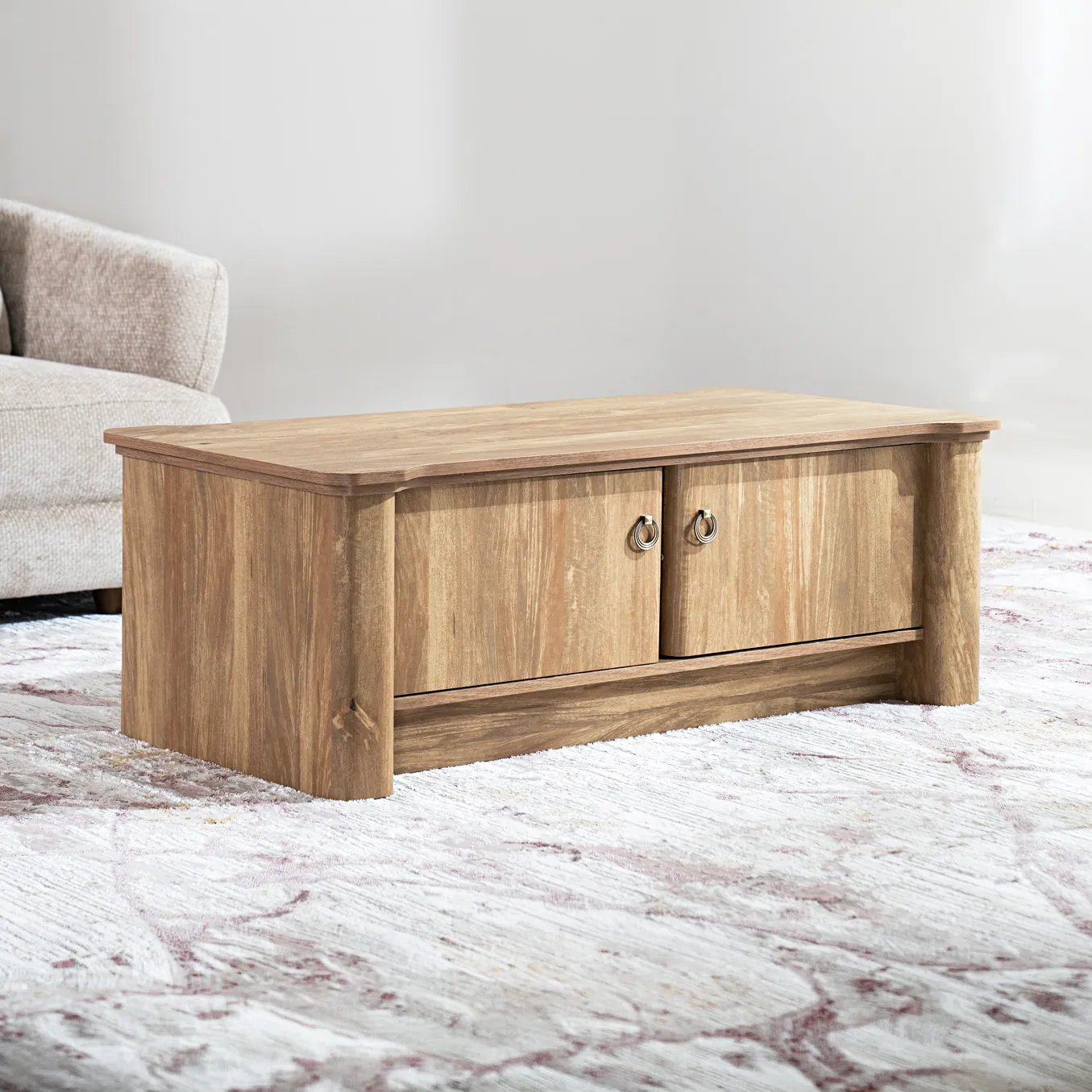 Anthro Centre Table -Oak thumbnail 2