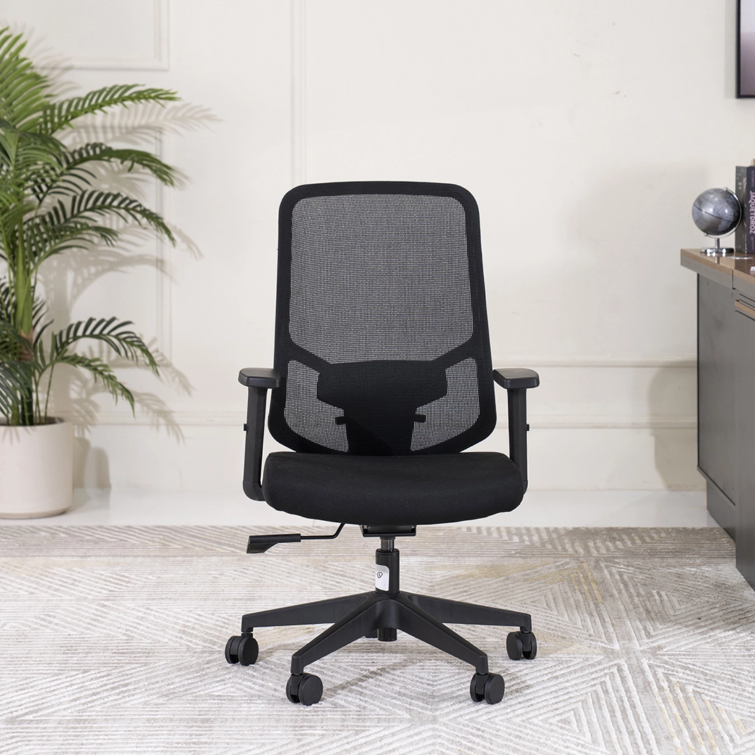 Ryan Mid Back Office Chair -Black thumbnail 3