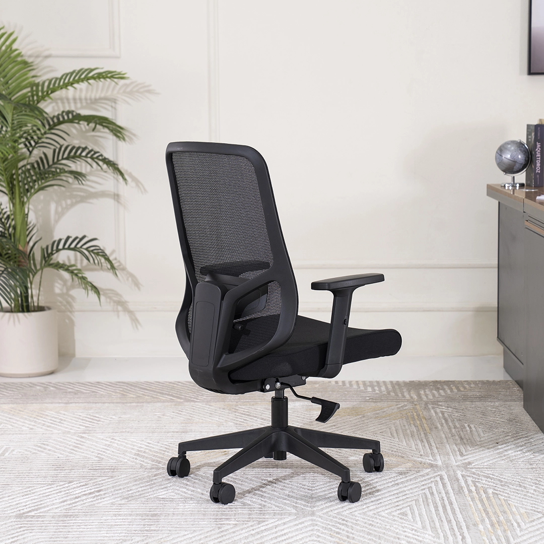 Ryan Mid Back Office Chair -Black thumbnail 5