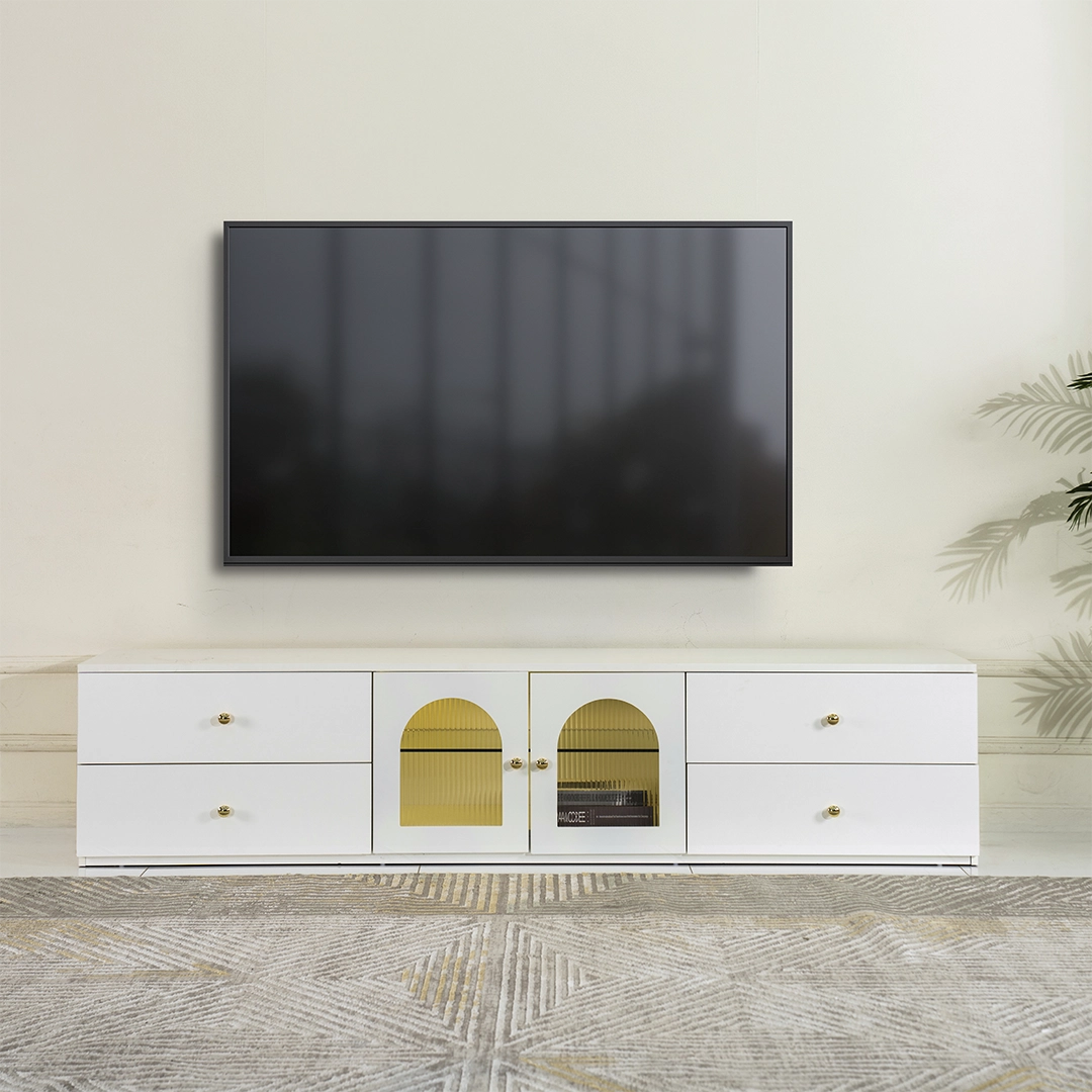 Sentri Tv Unit -White thumbnail 2