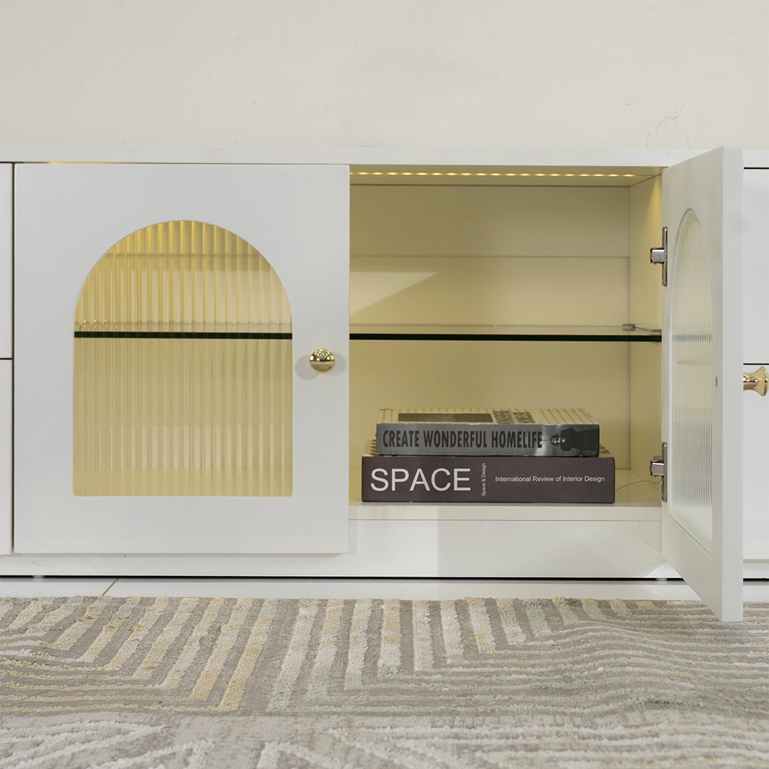 Sentri Tv Unit -White thumbnail 4