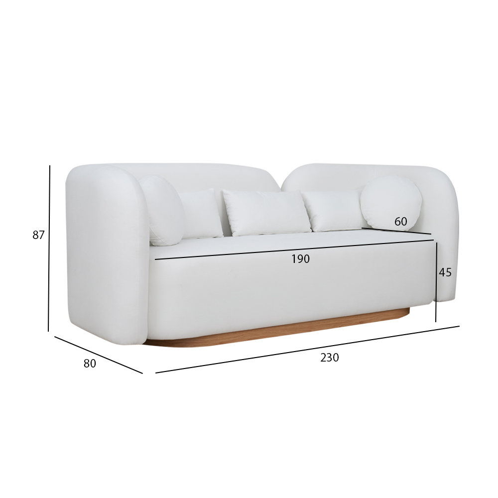 Milan 3-Seater Sofa