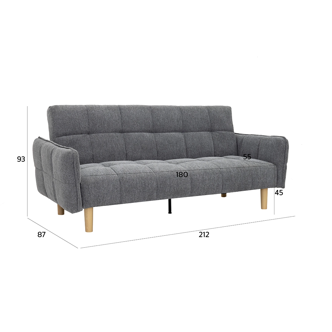 Novica Sofa Bed -Grey thumbnail 7