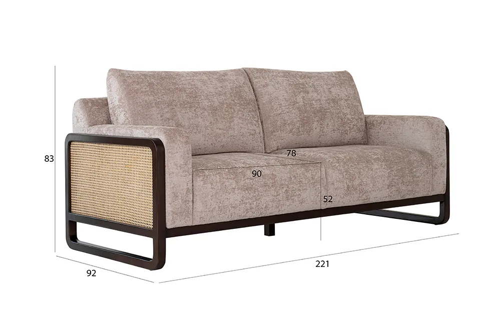 Bayu 7-Seater Sofa Set with Centre Table thumbnail 17