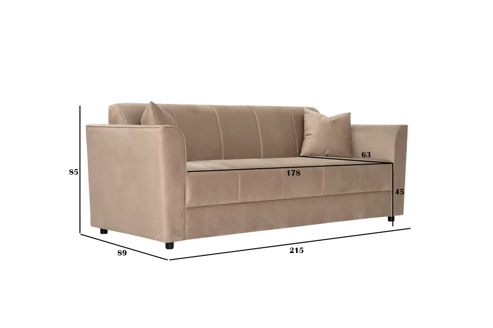 Lisbon 3-Seater Sofa thumbnail 2