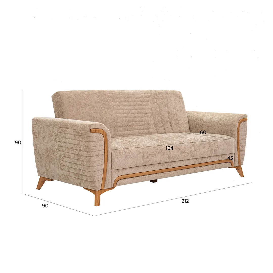 The Trust 3-Seater Sofa Cum Bed thumbnail 3