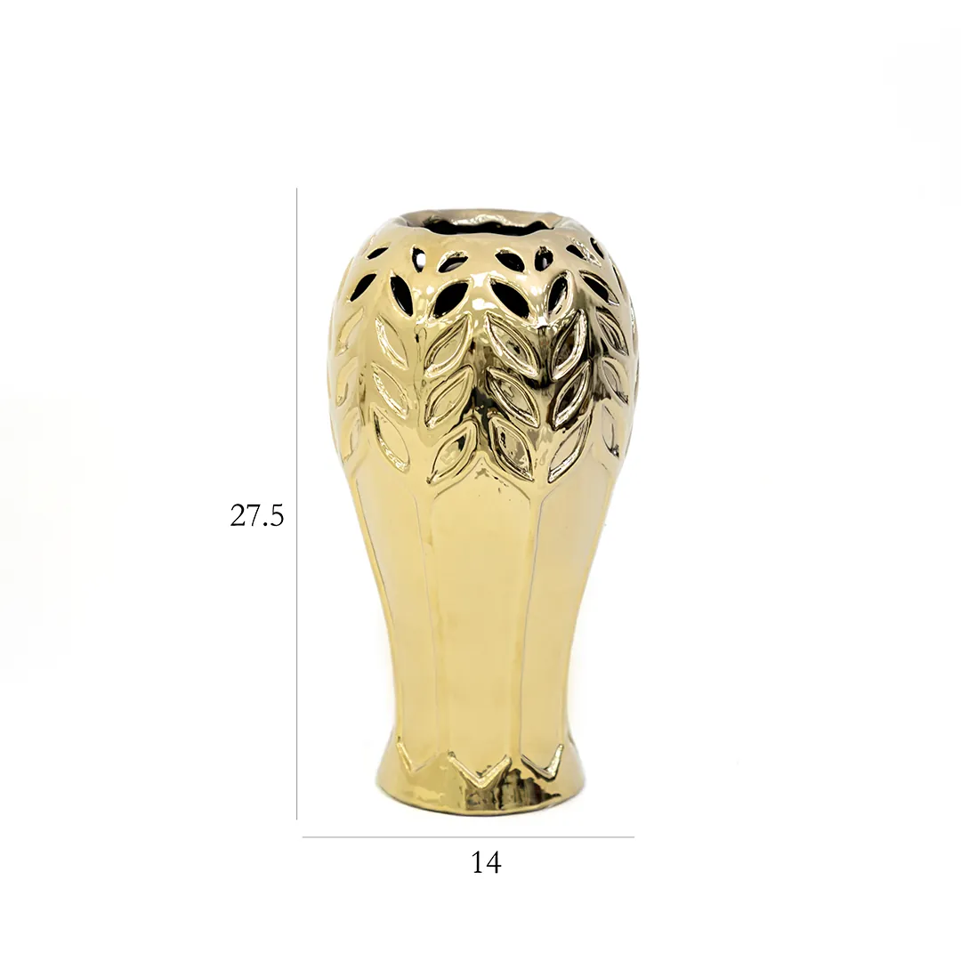Delyn Ceramic Gold Set of 3 Gift Set Vase thumbnail 7