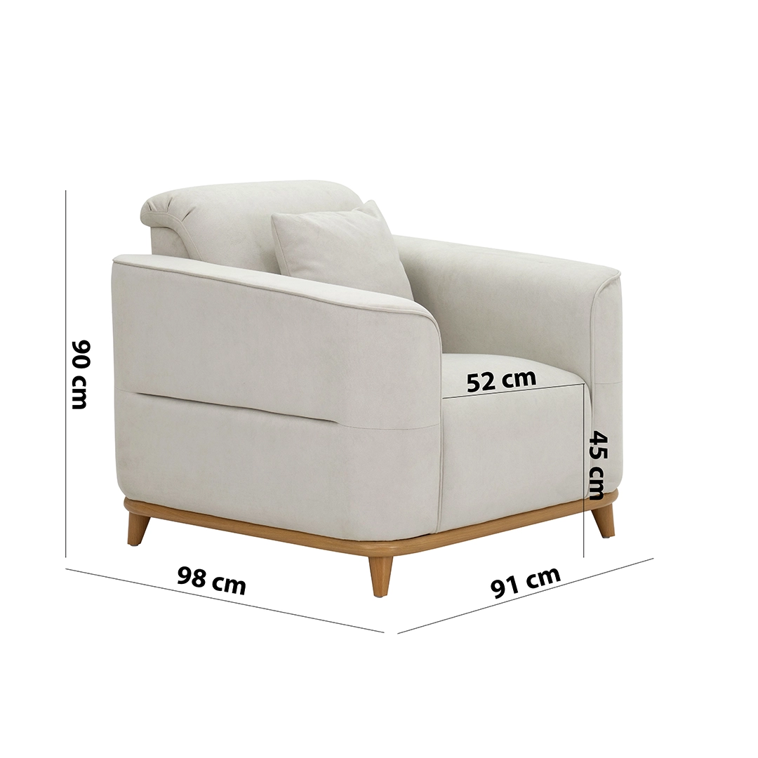 Bronx Single Seater Sofa thumbnail 5