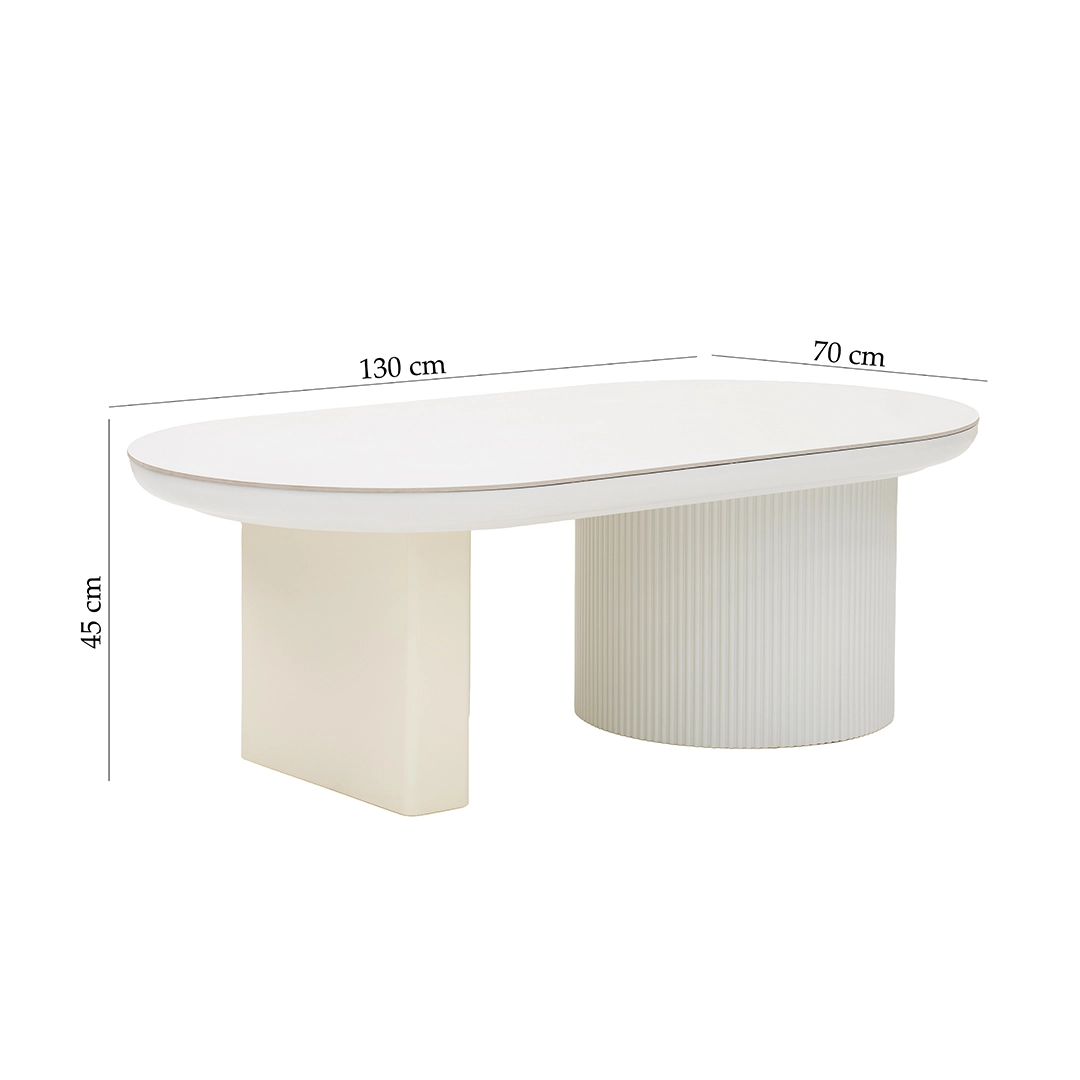Freedo Coffee Table Set – White thumbnail 11