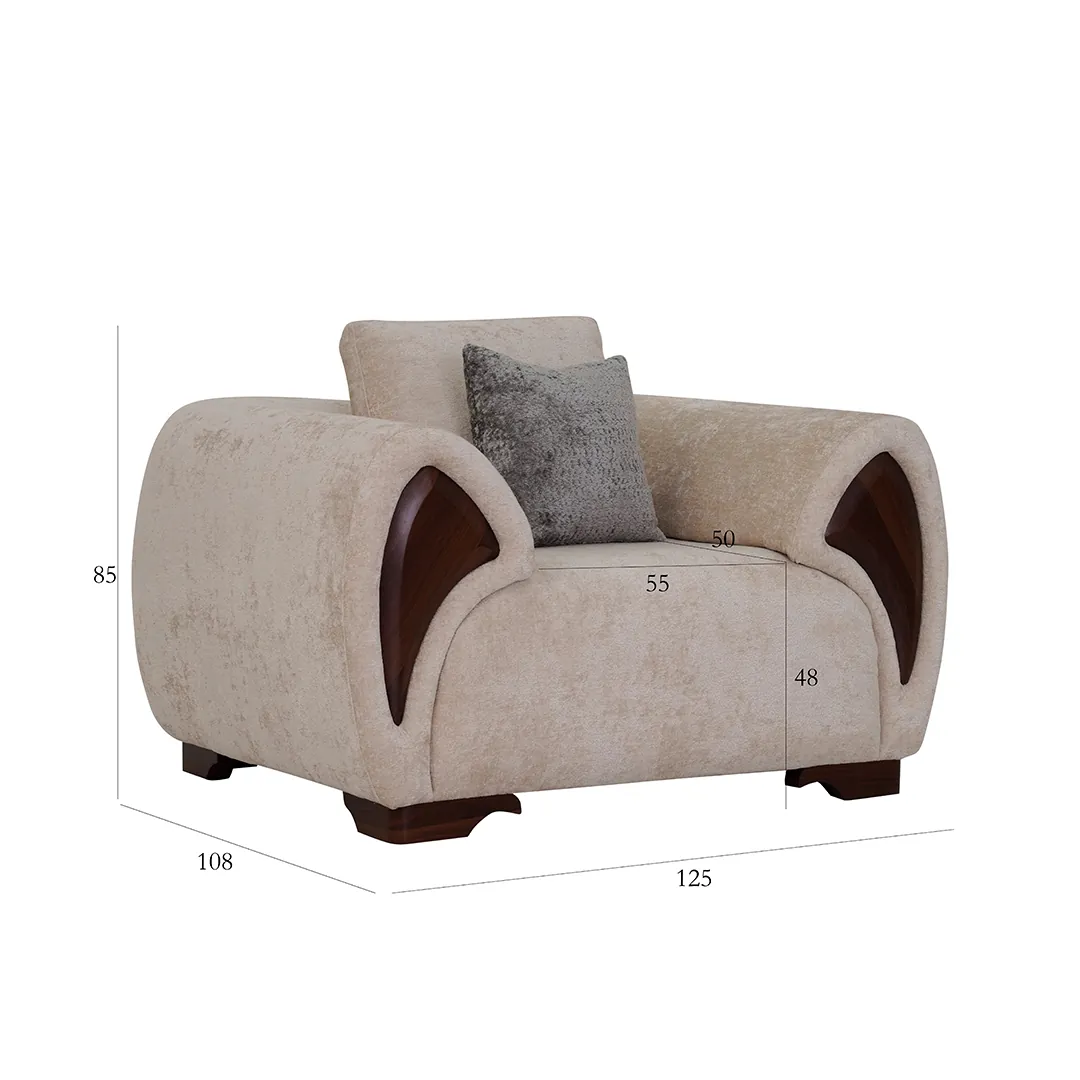 The Gayana Single Seater Sofa thumbnail 2