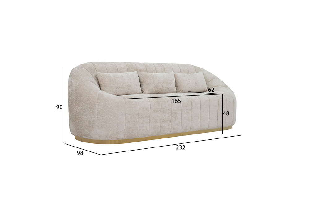 Klaan 3-Seater Sofa thumbnail 4