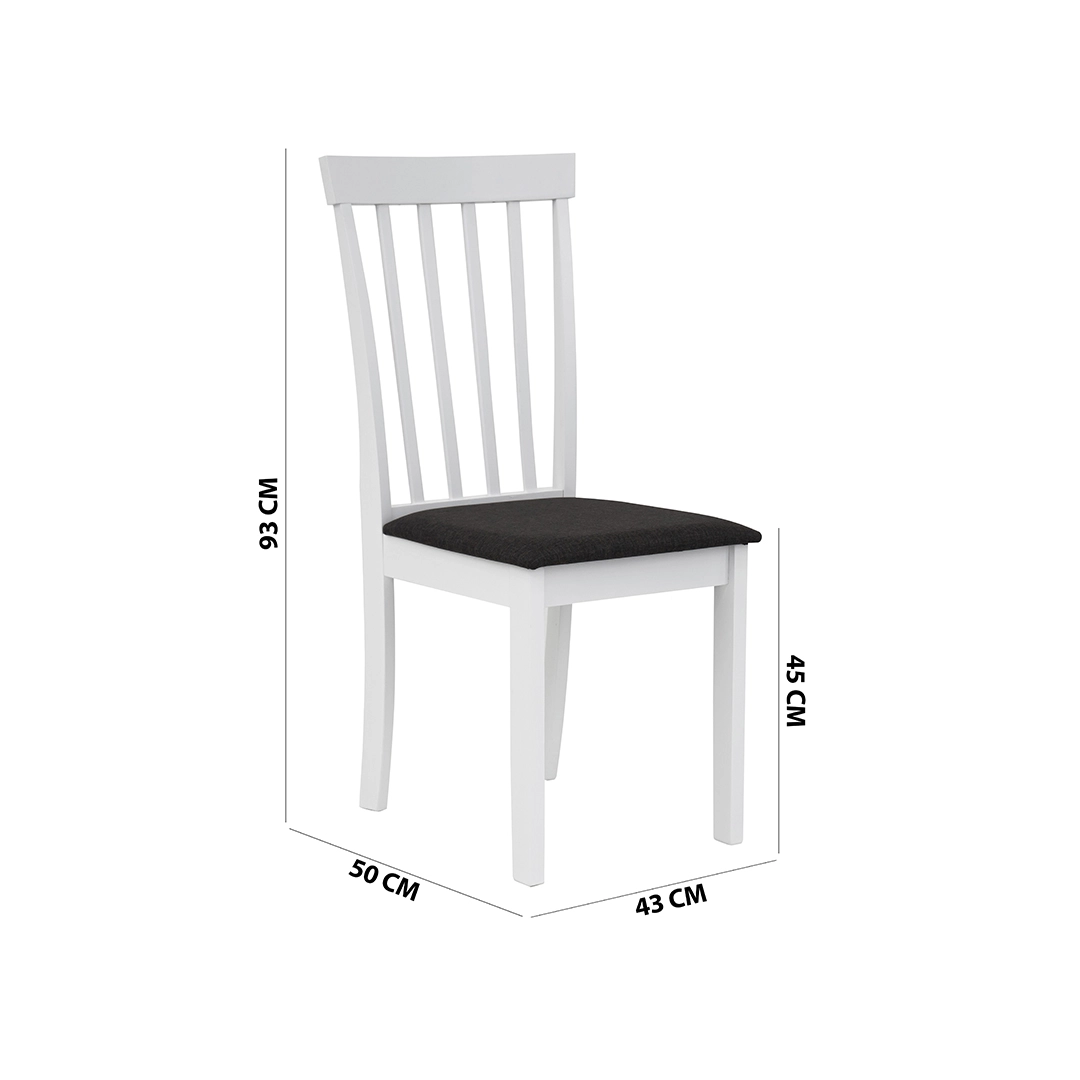 Broadway 6-Seater Dining Set -White thumbnail 8