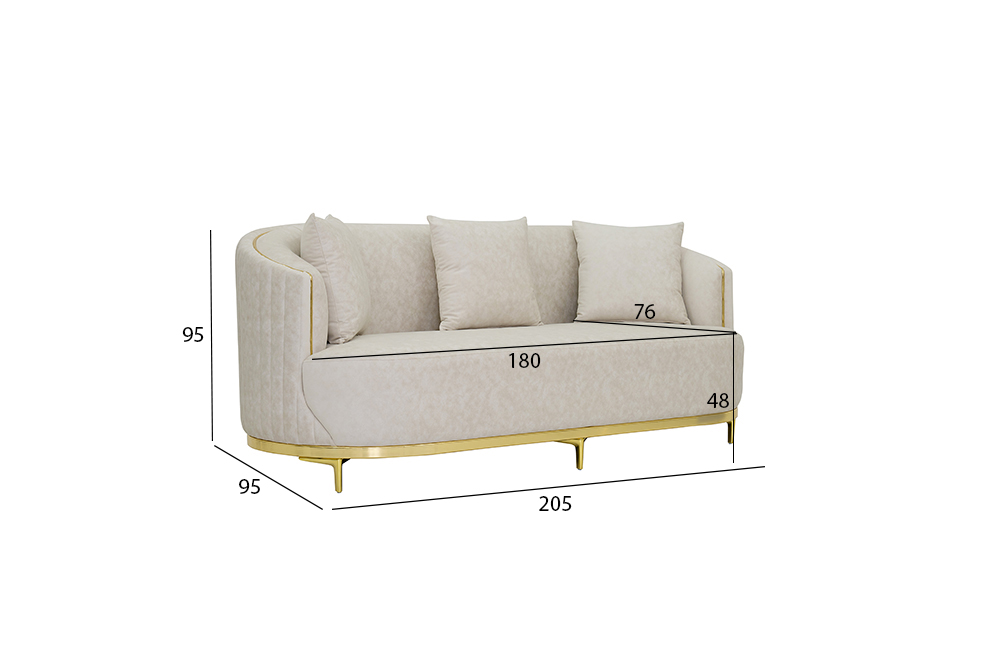 Ira Sofa 3-Seater thumbnail 4