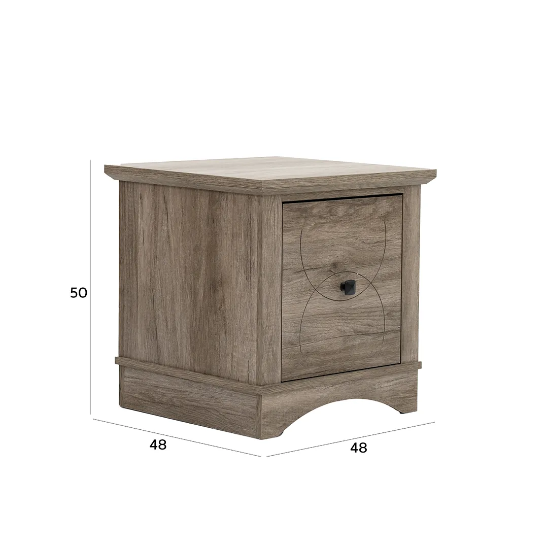Tyrell End Table -Grey Oak thumbnail 6
