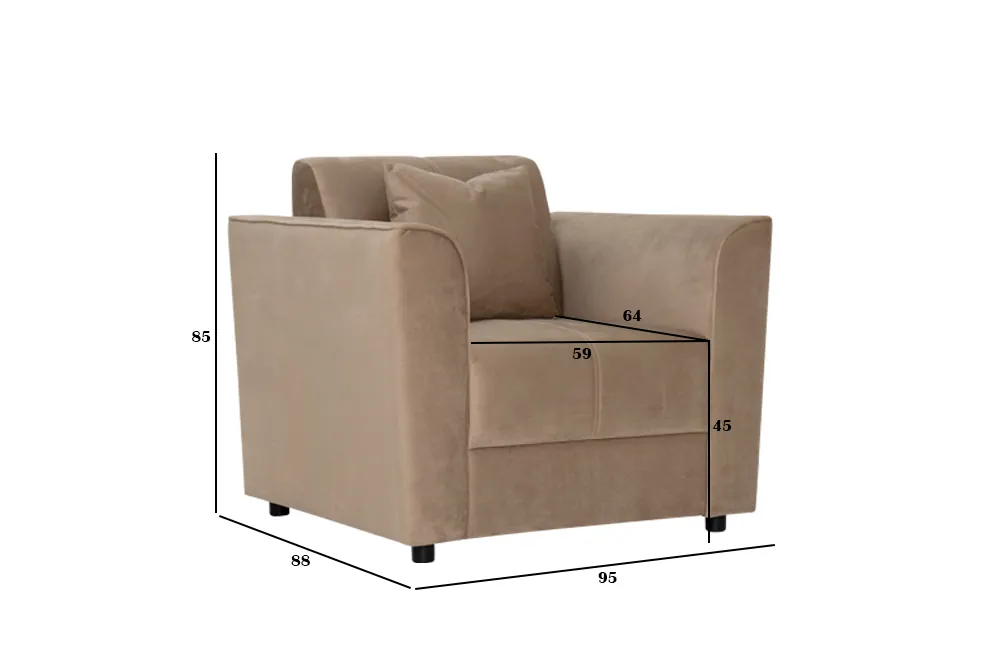 Lisbon Single Seater Sofa thumbnail 4