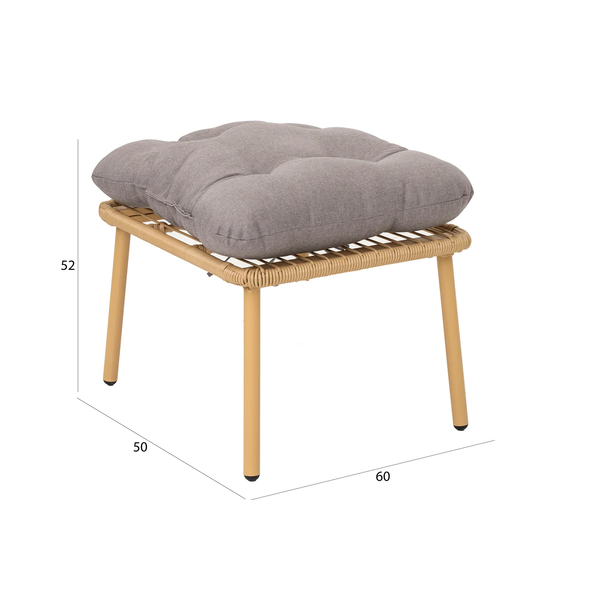 Ibiza Outdoor Chair with Stool thumbnail 10