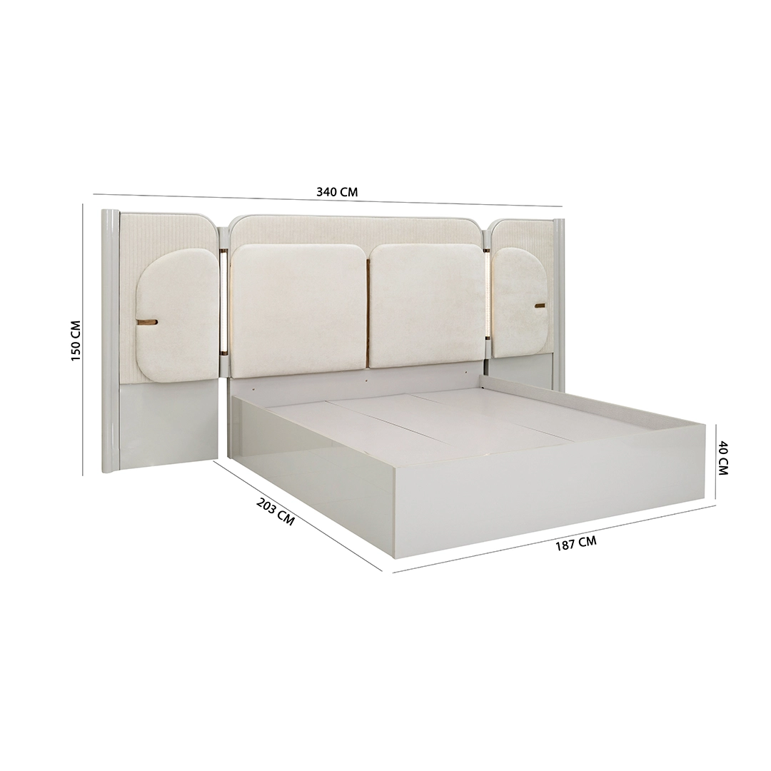 Garcia King Bedroom Set – 200X180 thumbnail 4