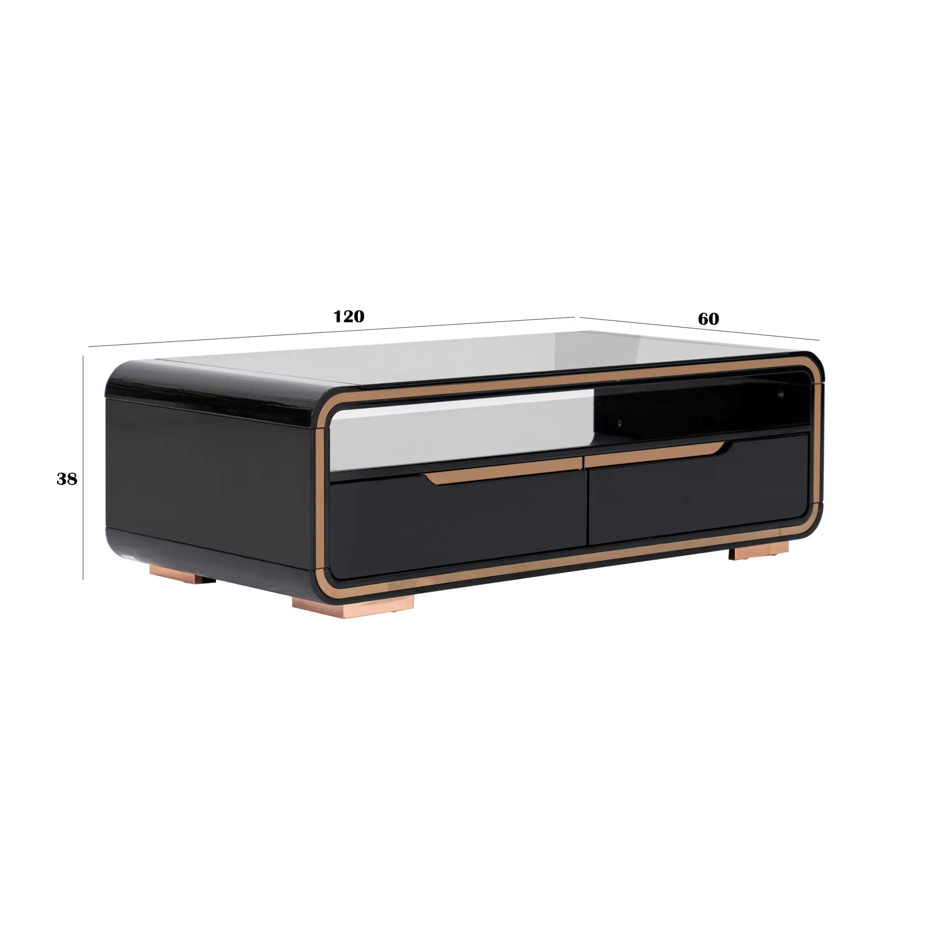 Stallion Coffee Table -Black thumbnail 8