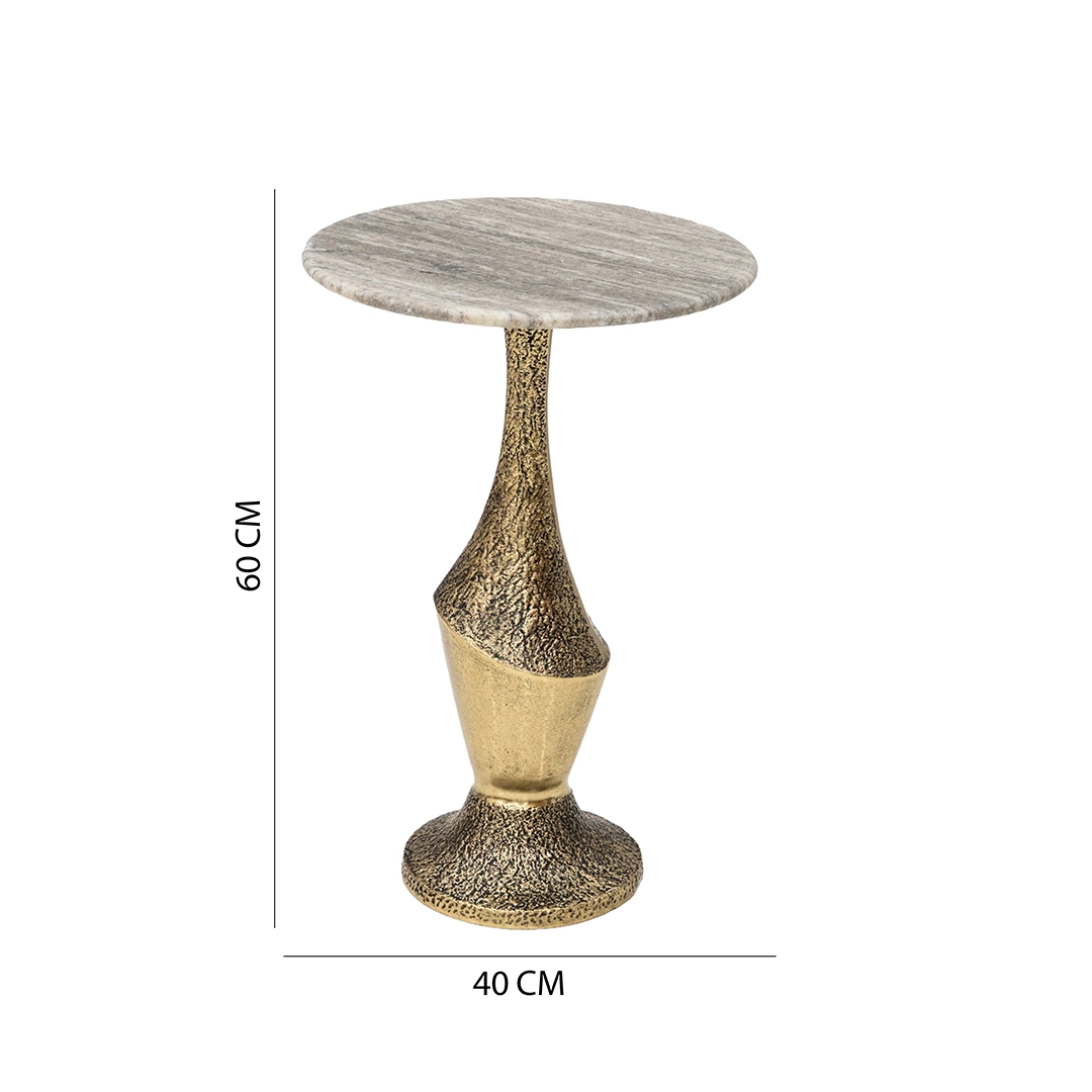 Alford Side Table With Marble Top thumbnail 6