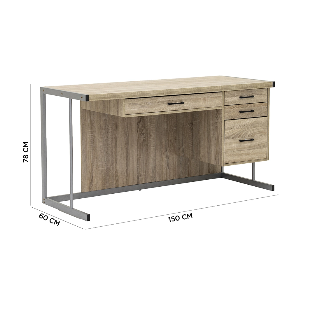 Venus Office Desk -Beige thumbnail 8