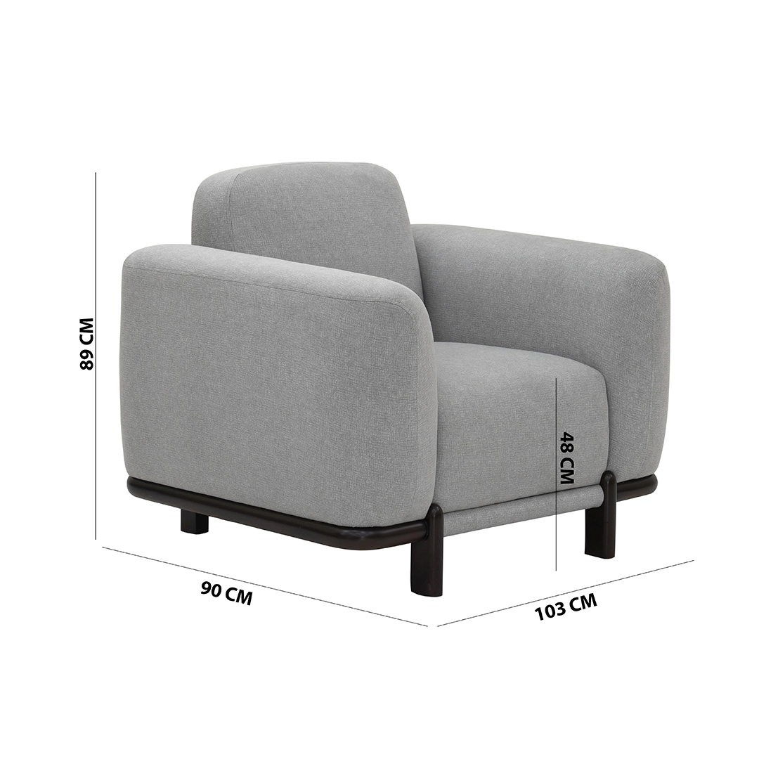 Alex Single Seater Sofa thumbnail 4