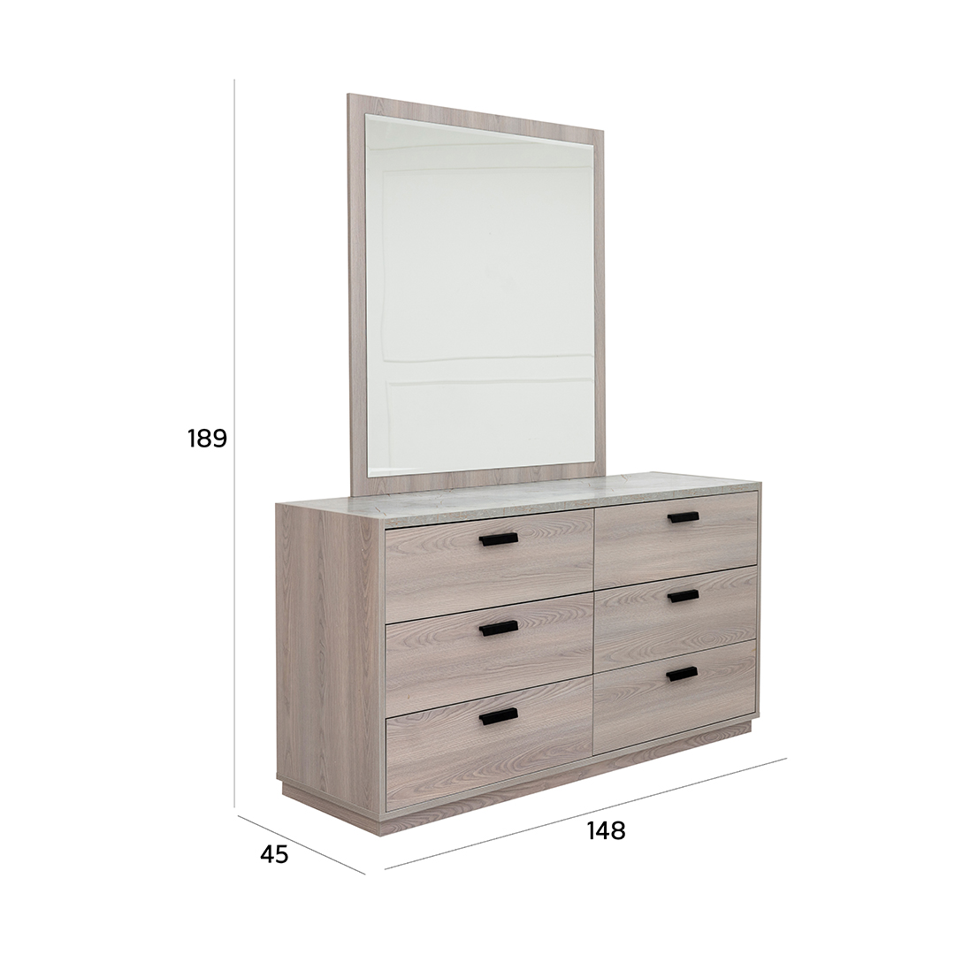 Modena 6-Piece King Bedroom Set – 180 × 200 cm thumbnail 75