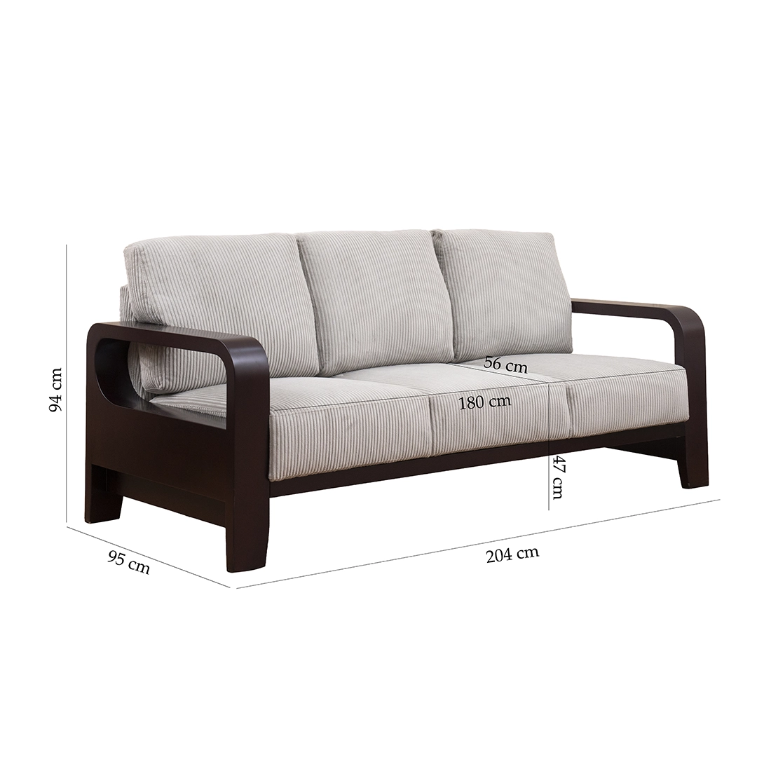 Simba 3-Seater Sofa thumbnail 3