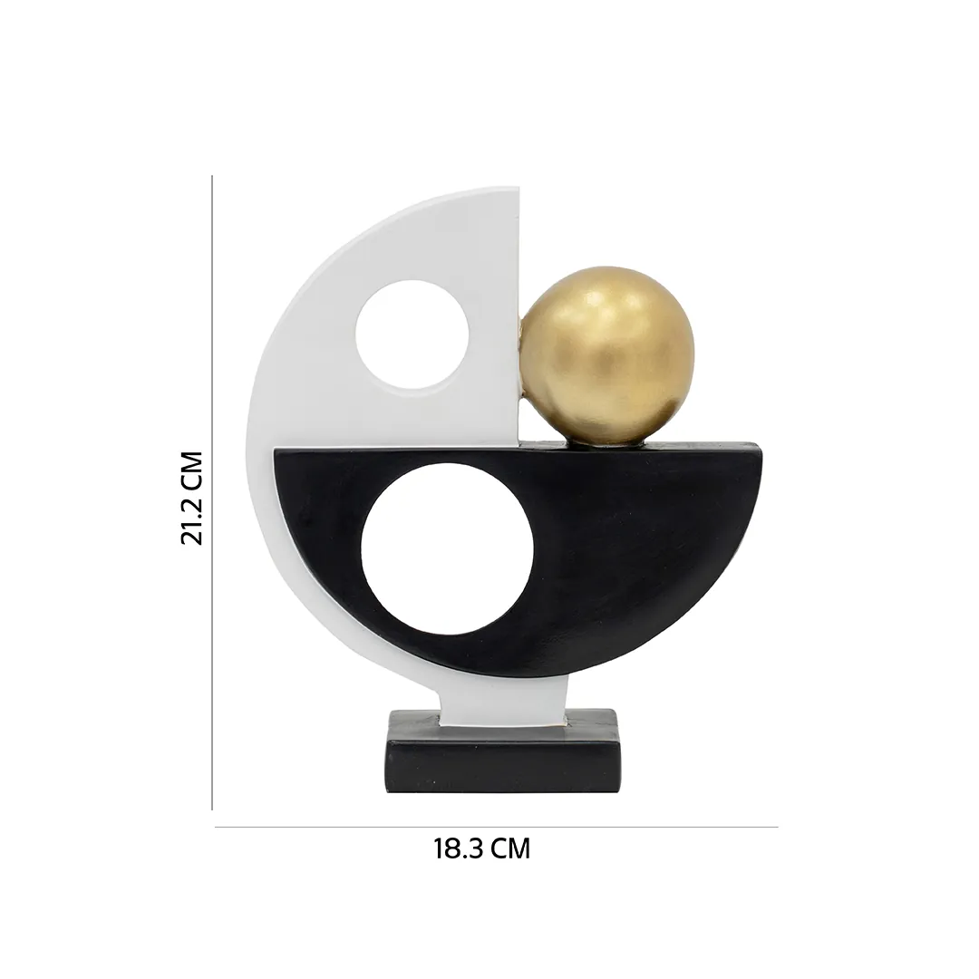 Auric Polyresin Abstract Accent -21.2cm thumbnail 6