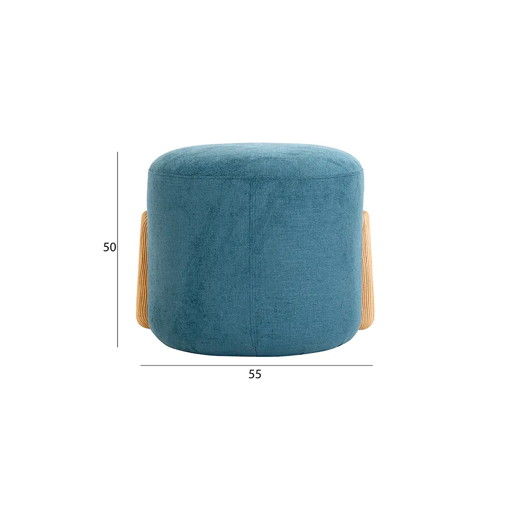 Dante Round Pouffe thumbnail 6