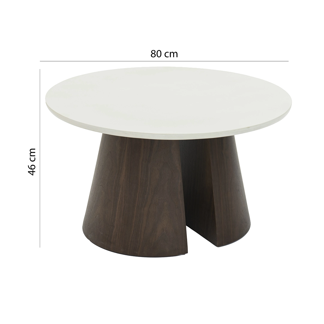Colton Coffee Table -Light Grey & Dark Walnut thumbnail 8