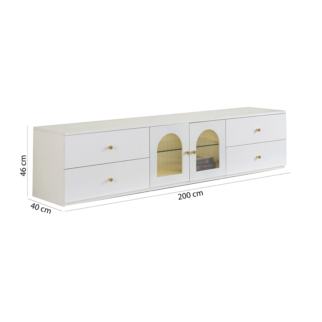Sentri Tv Unit -White thumbnail 8