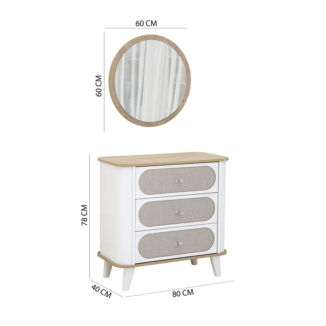 Quirrell Kids Dresser With Mirror thumbnail 4