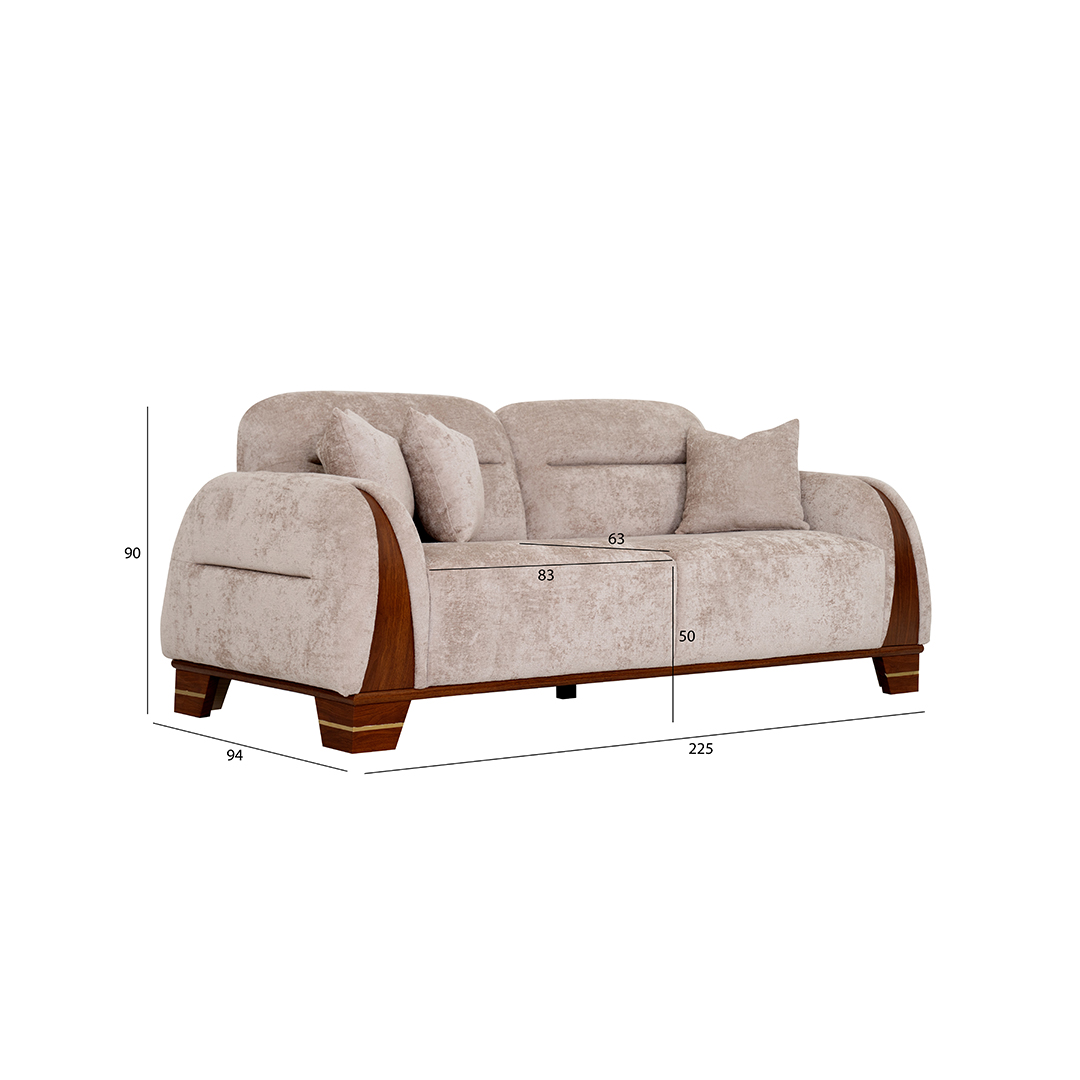 Alara 3-Seater Sofa thumbnail 3