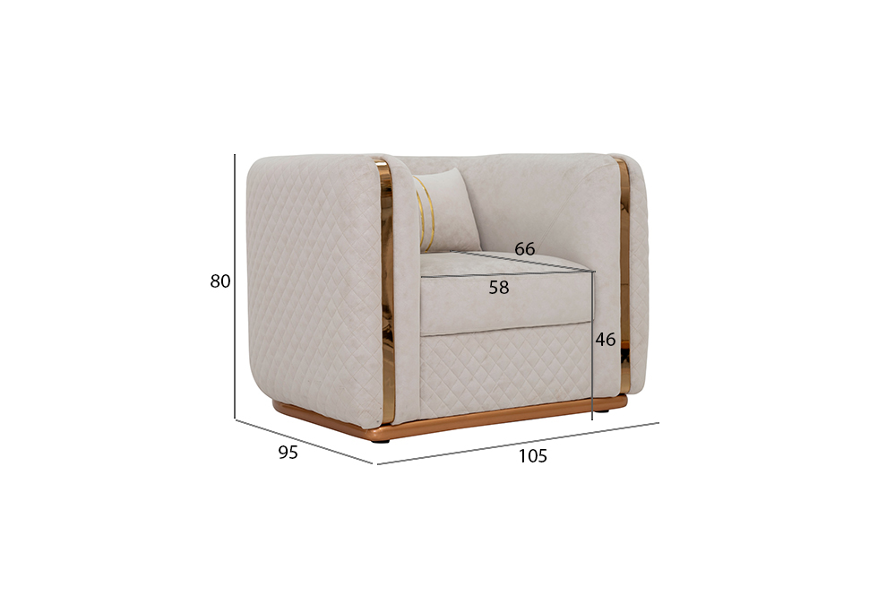 Omar Single Seater Sofa thumbnail 3