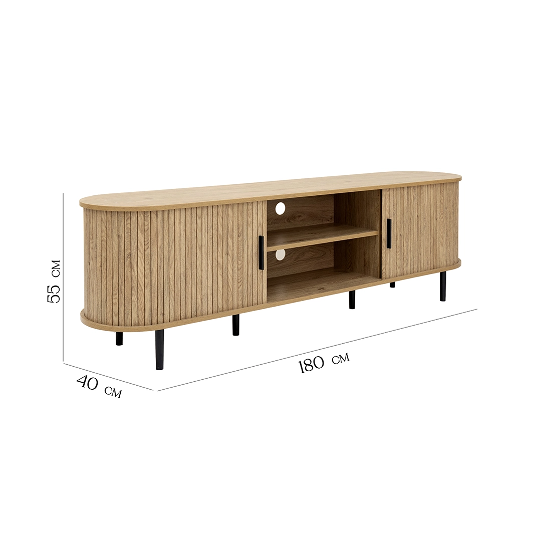 Dynamic Tv Unit - Oak thumbnail 8
