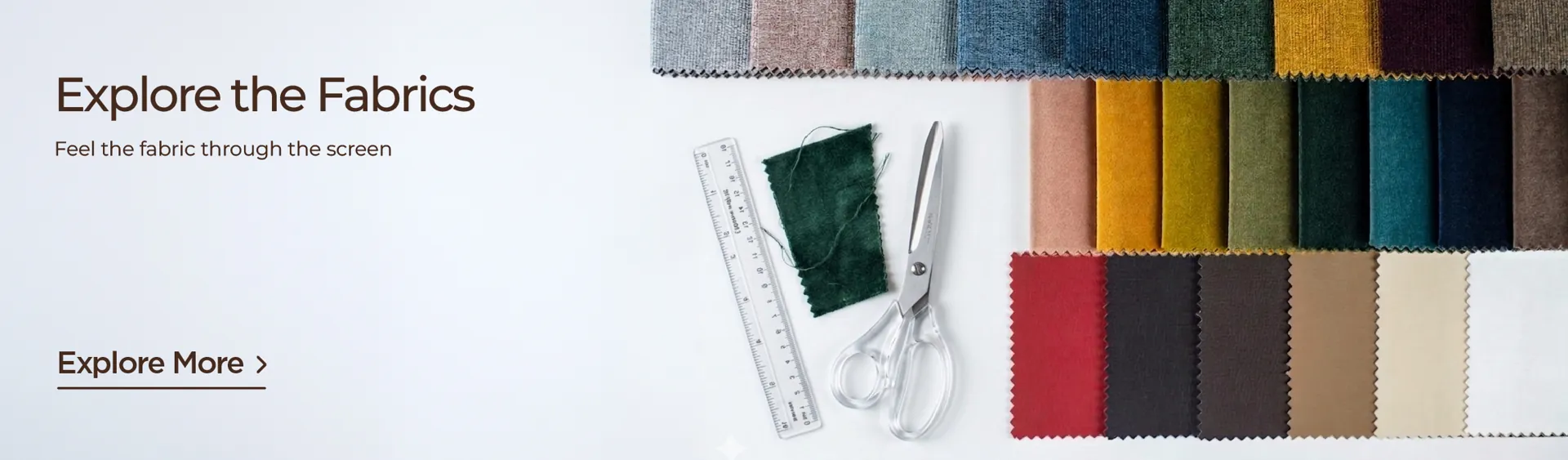 customize fabric main banner