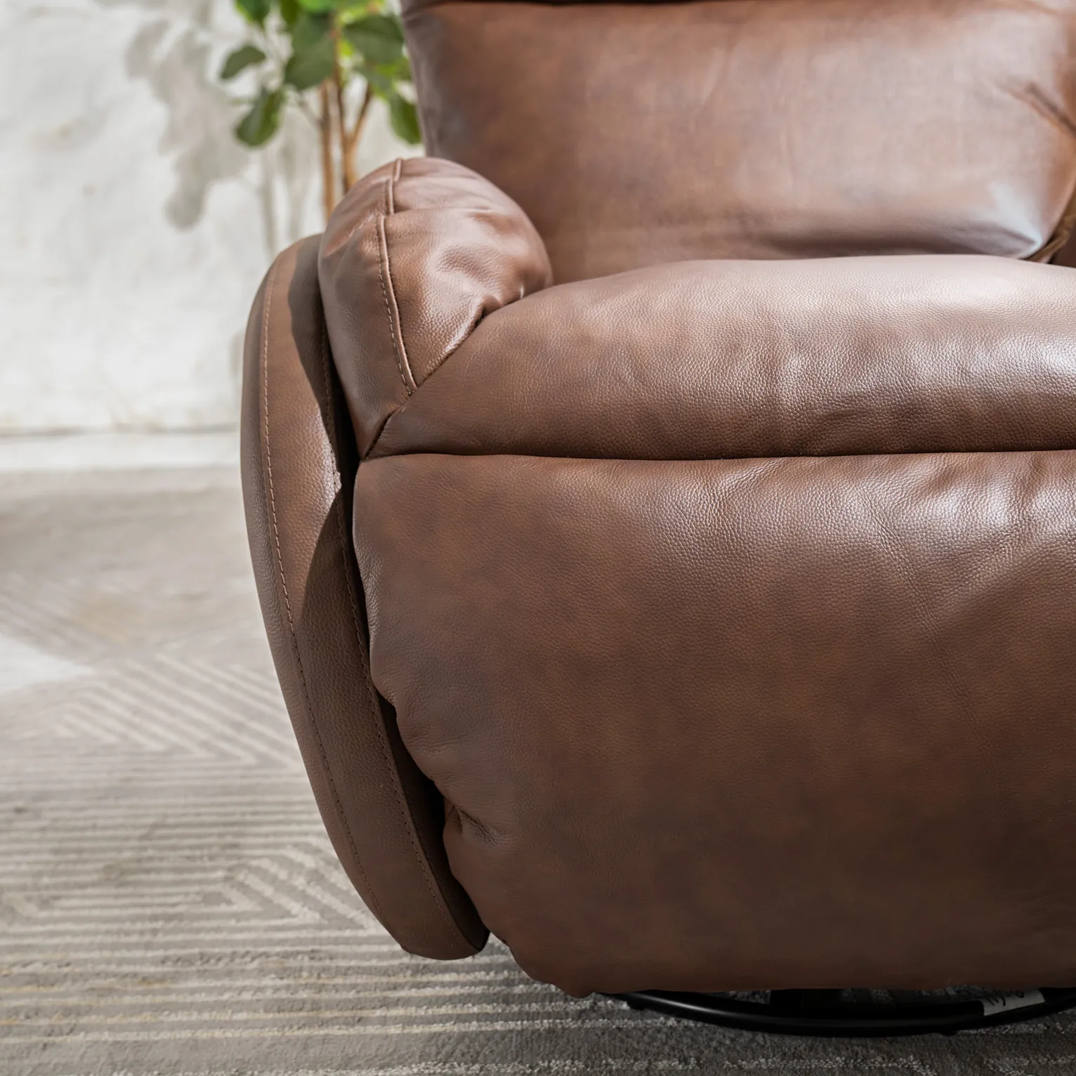 Spring Single Electric Recliner – Brown thumbnail 10