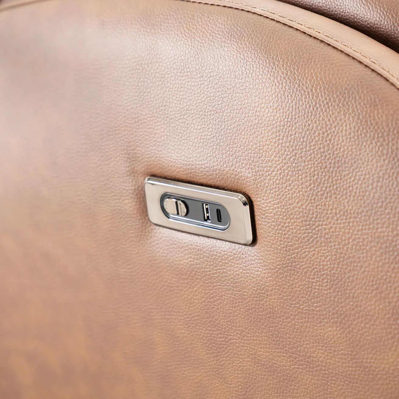 Spring Single Electric Recliner – Brown thumbnail 7