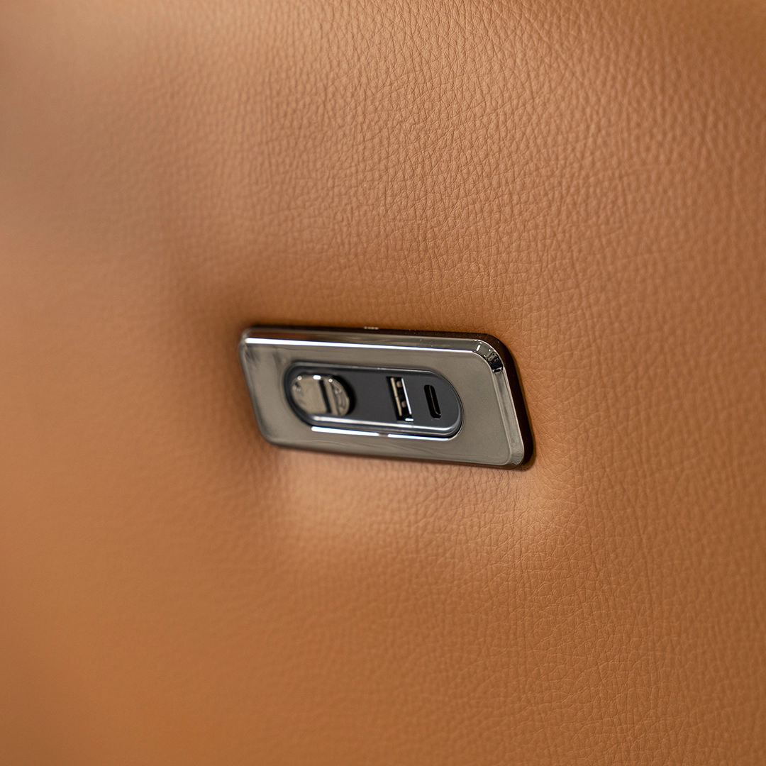 Spring Single Electric Recliner – Tan thumbnail 5